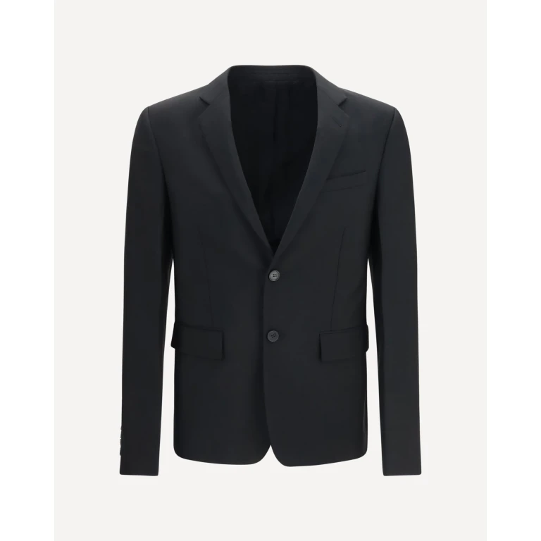 Single-breasted kid mohair Blazer Male 50