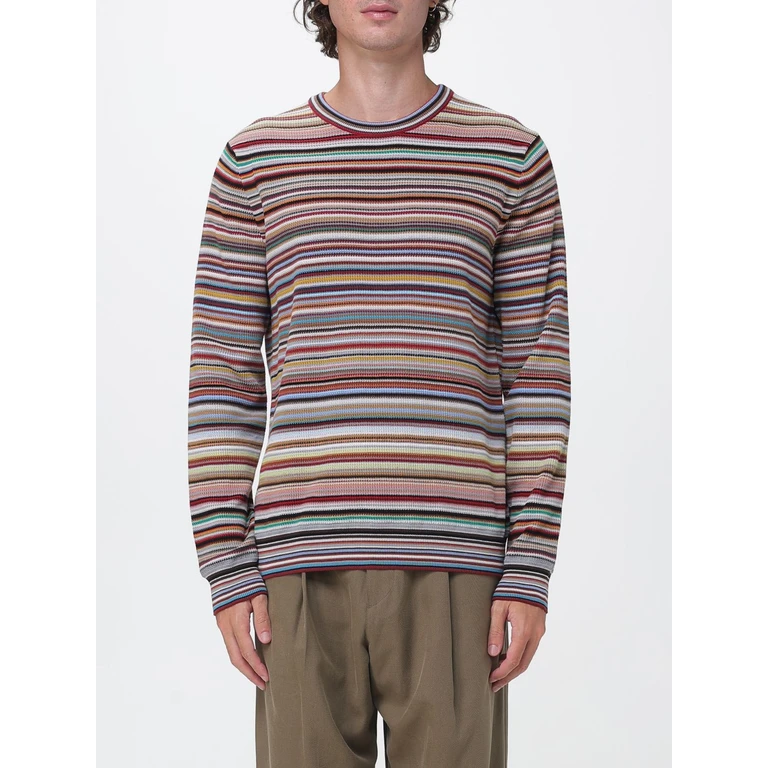 Pull Paul Smith à rayures multicolores