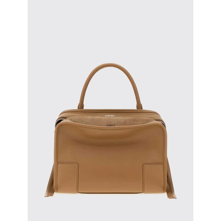 Amazona 180 Calfskin Leather Handbag with Removable Shoulder Strap (A03918MX01MOCHA)