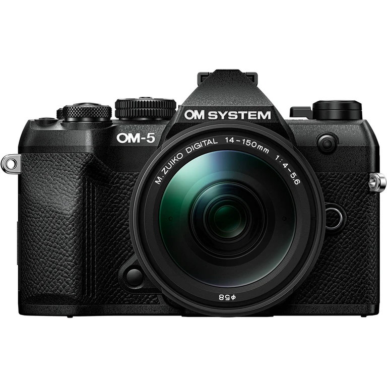 OM-5 Mark II Mirrorless Camera with 14-150mm f/4-5.6 II Lens Black