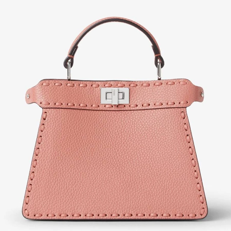 Peekaboo ISeeU Petite Leather Selleria Bag