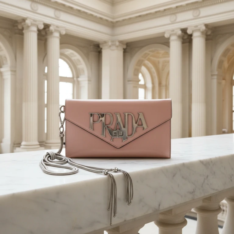Envelope Chain · Leather Clutch