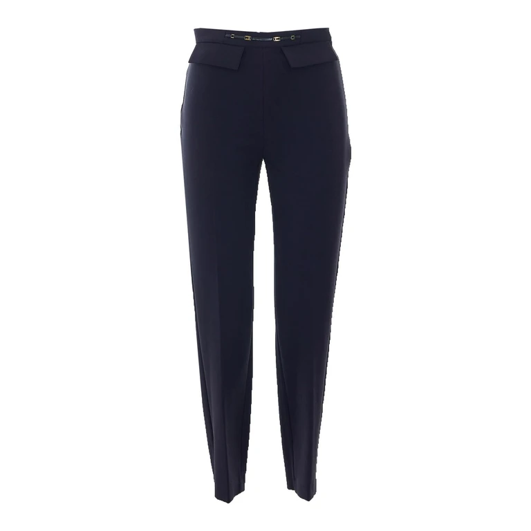 Elisabetta Franchi Pantalons Décontractés - Bleu (PA19566E2H88)