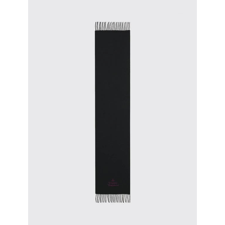 Wool Scarf with Contrast Logo and Fringes (81030007W00Q7AACN401)