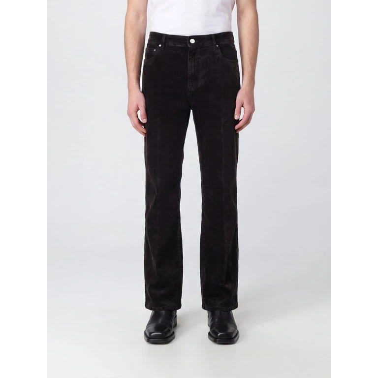 Flock Mid-Rise Flare Jeans in Stretch Denim with Distressed Effect (AM426JE035004D)