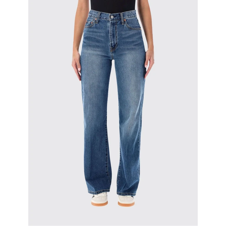 Ribcage High-Waisted Wide-Leg Jeans in Recycled Denim (A60810091)