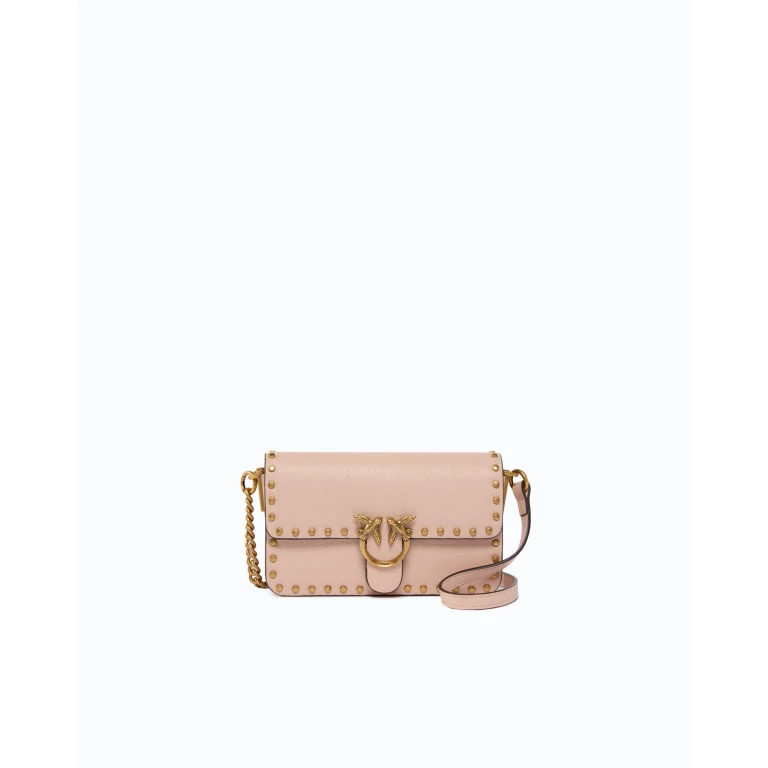 Sac à bandoulière Baby Love Bag One Slouchy en cuir clouté