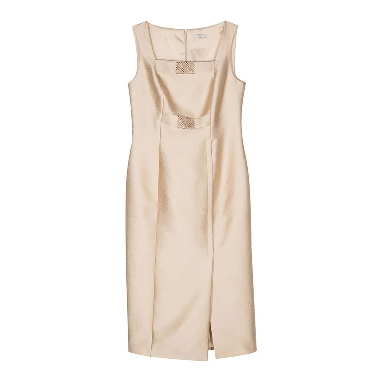 Robe Au Genou - Or (FCS4240078973)