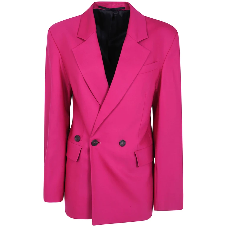 Jacket Back Crossed Belt Detail