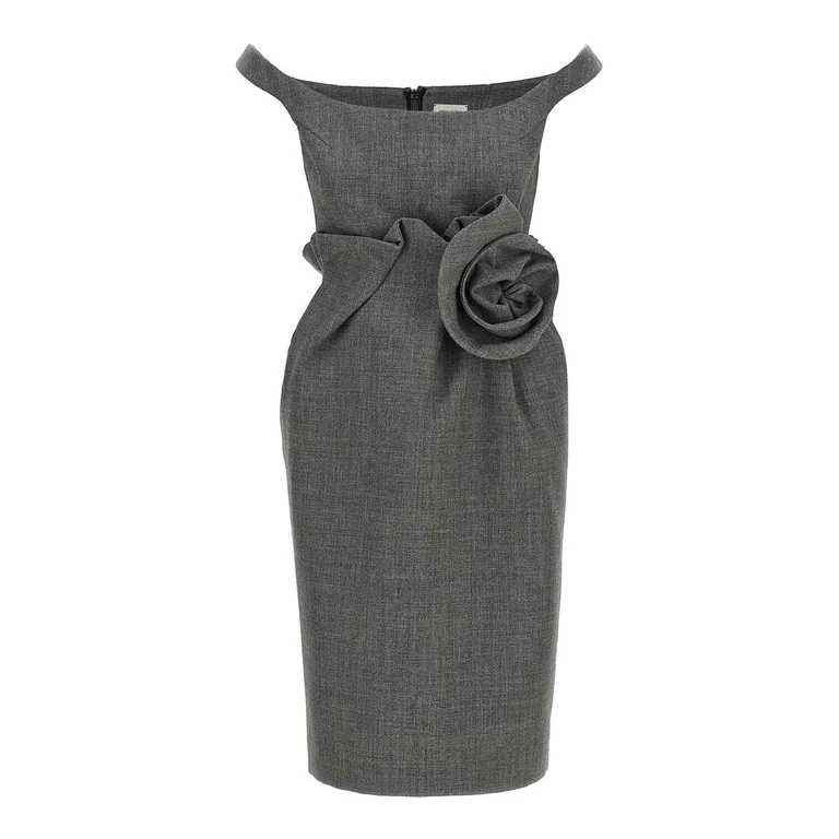 Vestido de Rodilla - Gris