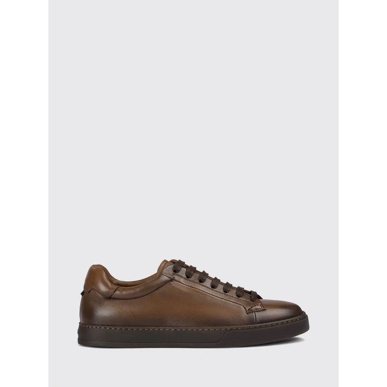 DOUCAL'S Morgan Sneakers in Smooth Calfskin Leather with Rubber Sole (DU3552SPENUF282OM04)