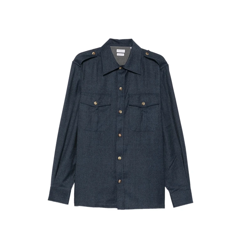 Camicia abbottonata con spalline Brunello Cucinelli
