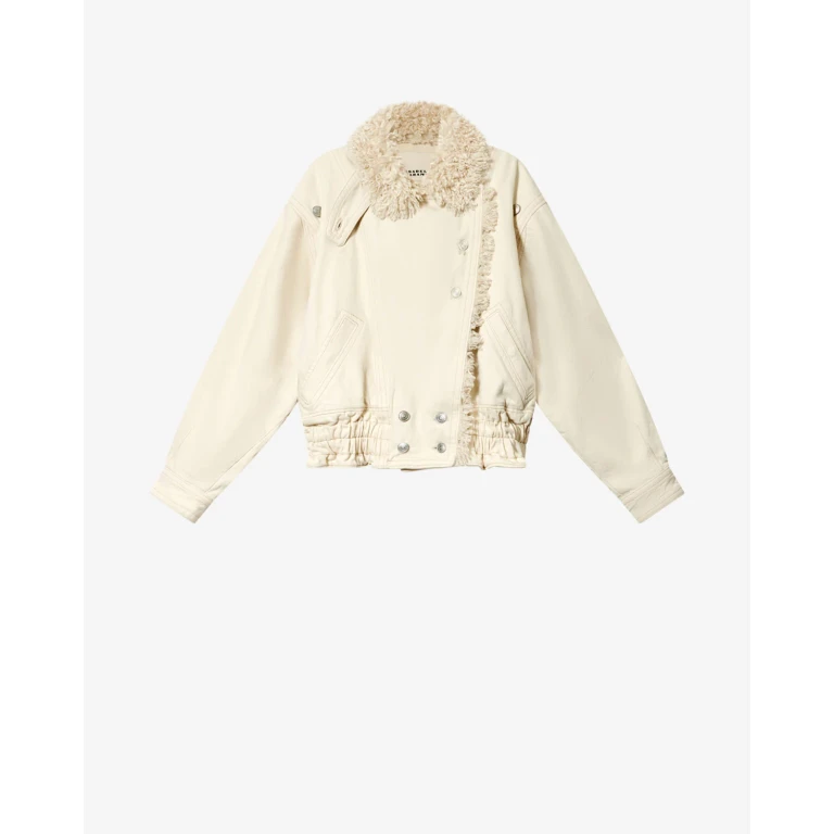 Veste Valineo En Denim - Femme - Écru - Taille34 - Isabel Marant