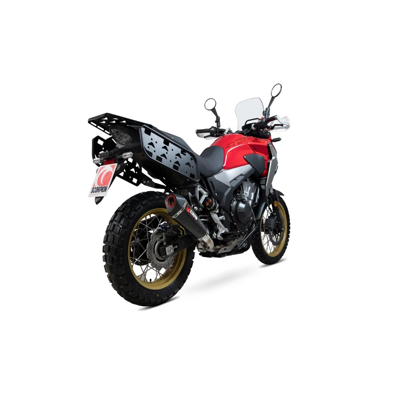 RHA189CEO - Scorpion Serket Taper Carbon Fibre Slip-On Exhaust - Honda CB500X 2019 - 2020