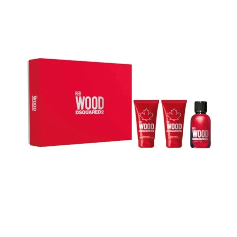 Red Wood Gift Set 50ml EDT + 50ml Body Lotion + 50ml Shower Gel