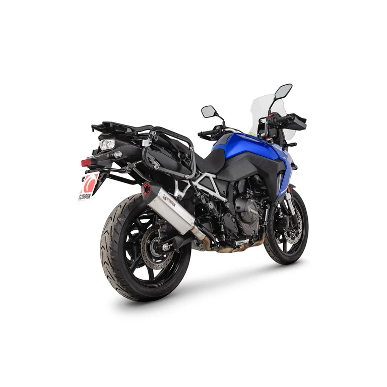 RSI131SEO - Scorpion Serket Parallel Slip-On Stainless Steel For Suzuki V-Strom 800 DE 2023-2025