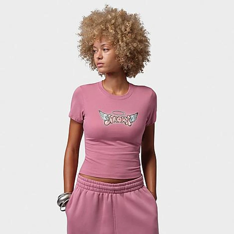 Jordan Women's Graphic T-Shirt in Desert Berry Size: XS