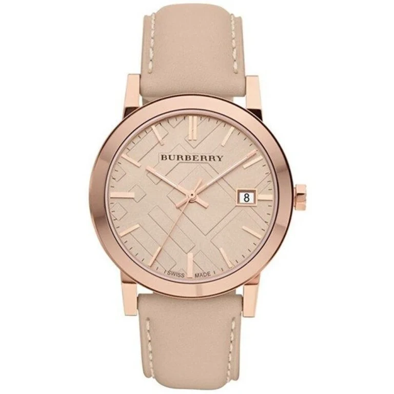 BU9014 Tan Dial Leather Strap Women's Watch