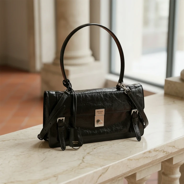 Saffiano Leather Handbag