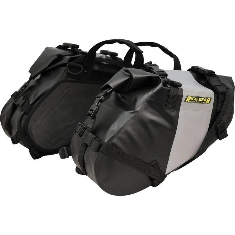 SE-4014 - Nelson Rigg Dualsport Saddlebag Set - Black/Grey