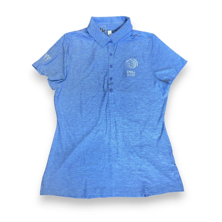 Women's Golf Polo "World Golf Championships Dell" - Light Violet/Blue