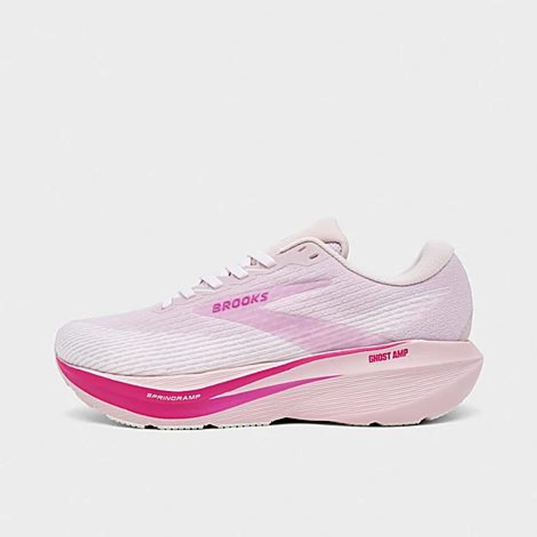 Brooks Women's Ghost Amp Running Shoes in Pink/Pink/Fuchsia Size: 6.0