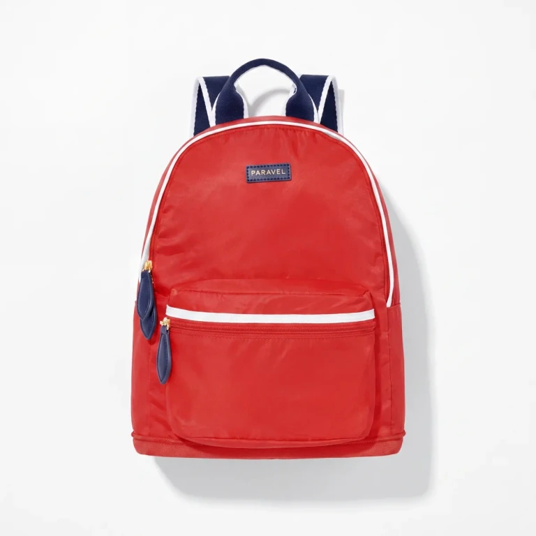 Mini Fold-Up Backpack Bebop Red Lightweight Packable Travel Carry-On Bag