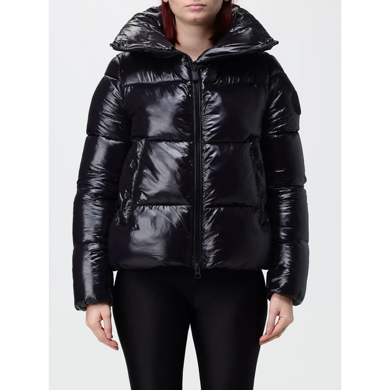 Short Polyester Puffer Jacket with High Neck and ThermoPlume Padding (D39370WLOVE10000)