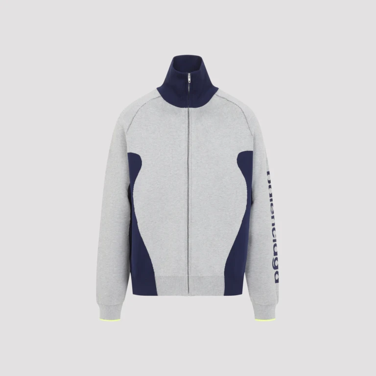 Knitted Zip Up Cardigan