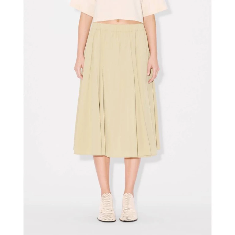 Technical Cotton Boke Flower 2.0 Midi Skirt