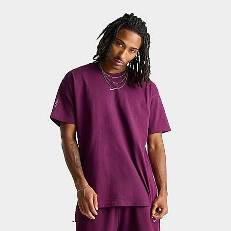 Men's NOCTA NRG 2 T-Shirt in Bordeaux/Light Bordeaux Size: Small