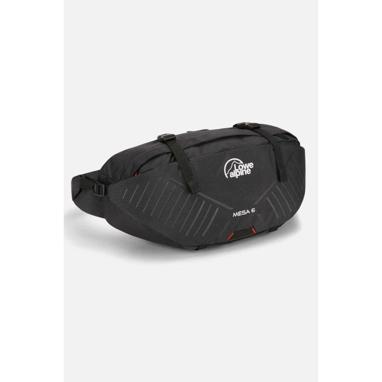 Mesa 6 Belt Pack - Black Ripstop Nylon Hip Pack