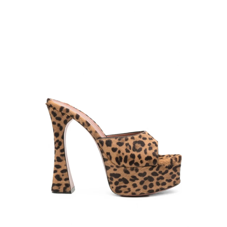 Dalida Leopard-print Platform Sandals