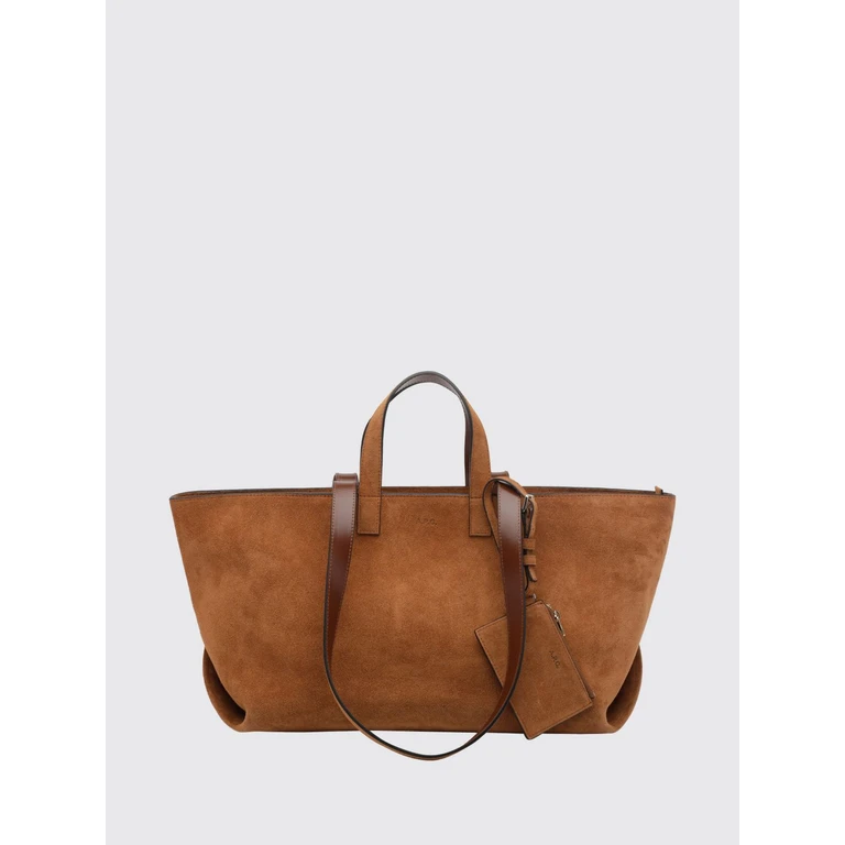 Le Drummer große Suede-Tote-Bag mit vier Henkeln