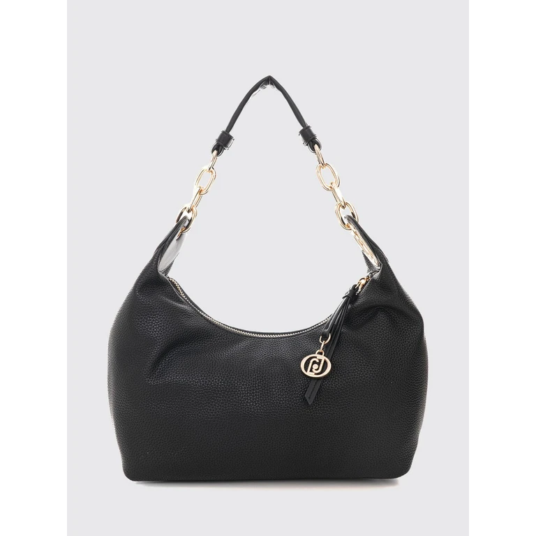 LIU JO Grained Faux Leather Shoulder Bag with Zip Closure (AF6027ES039B1848)