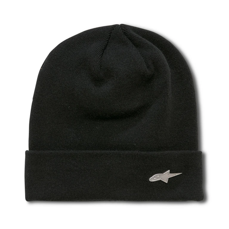 57570 - Alpinestars Metal Logo Cuff Beanie Black