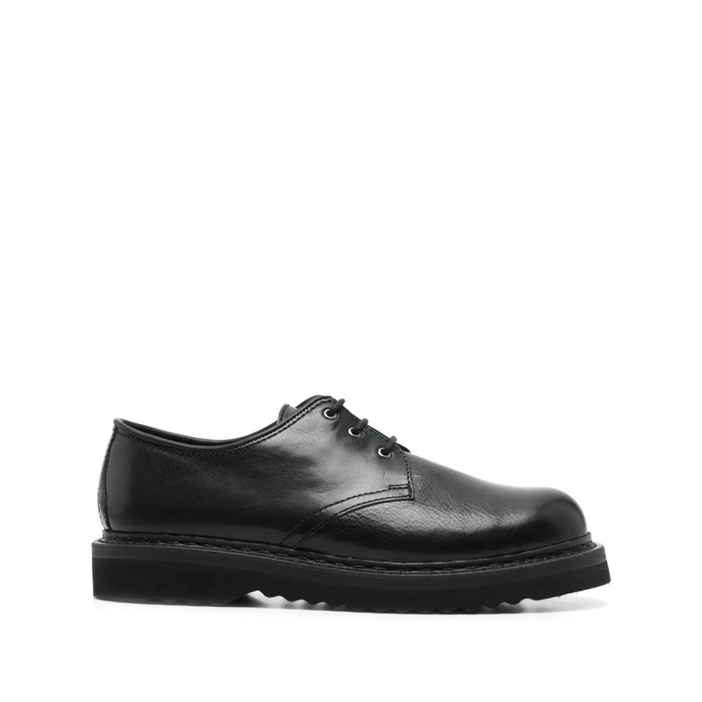 Lace-Up Shoes Black "Trampler"