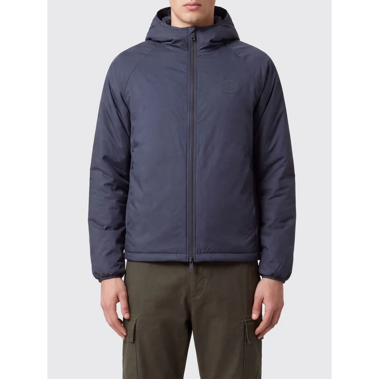 Hooded Nylon Windbreaker Jacket with EKD Logo (8125785)