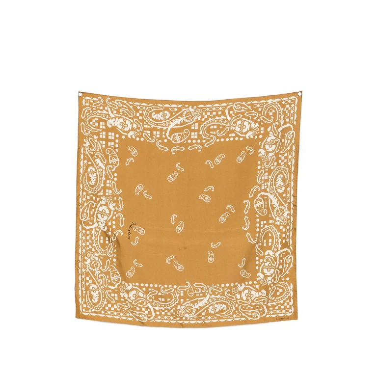 Floral-print Square Scarf