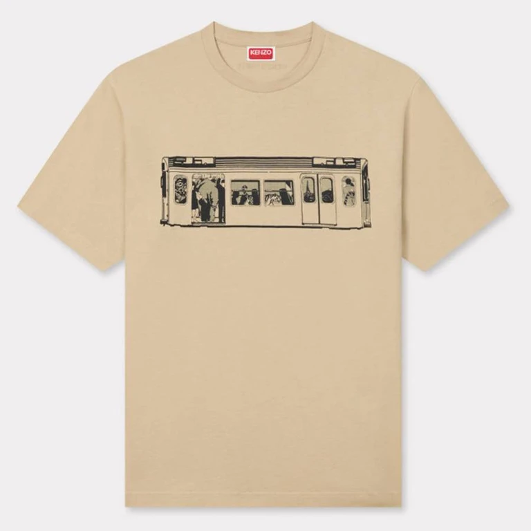 City Logo Print Cotton T-Shirt