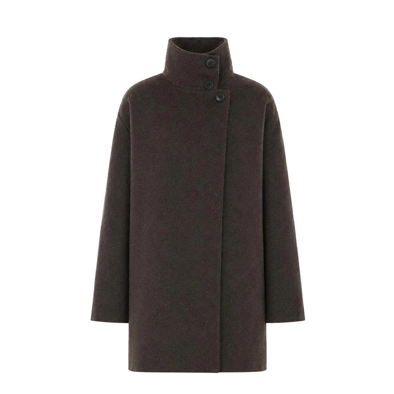 Manteau Au Genou - Marron (DS02F26MBR111)