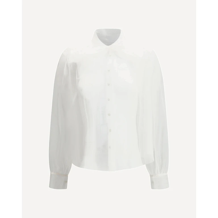 FORTE_FORTE Tulle Shirt with sash Female I