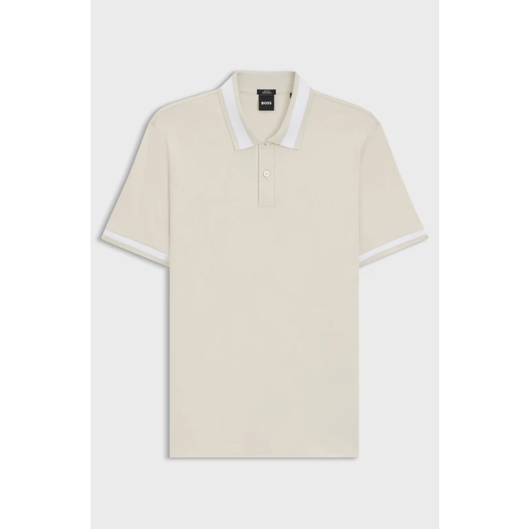 Mercerised-Cotton Slim-Fit Polo Shirt With Structured Trims