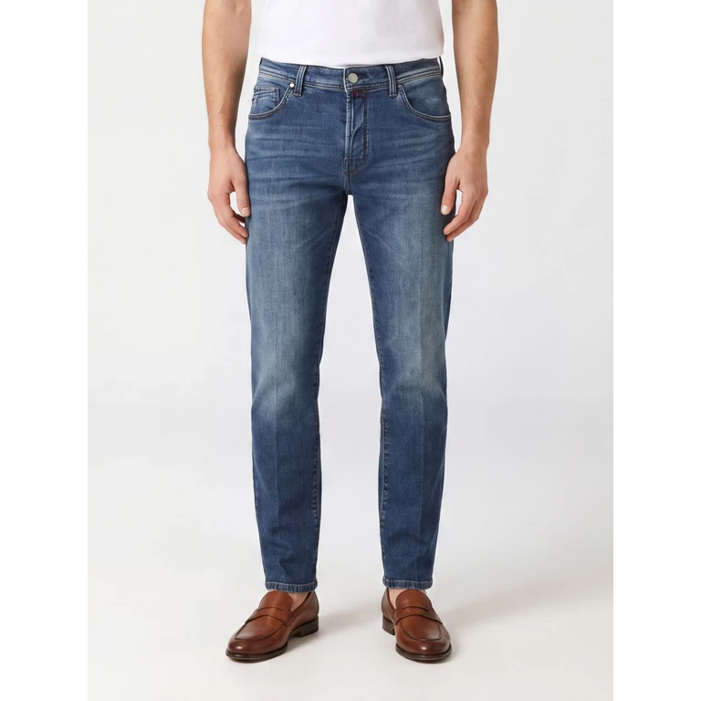 Mid-Rise Skinny Fit Stretch Cotton Denim Jeans (JUMQE015080S4363100D)