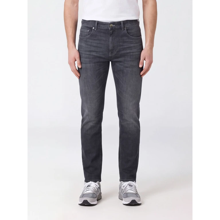 Slim Fit Five-Pocket Grey Cotton Denim Jeans (N75PANN10TET0M01114N)