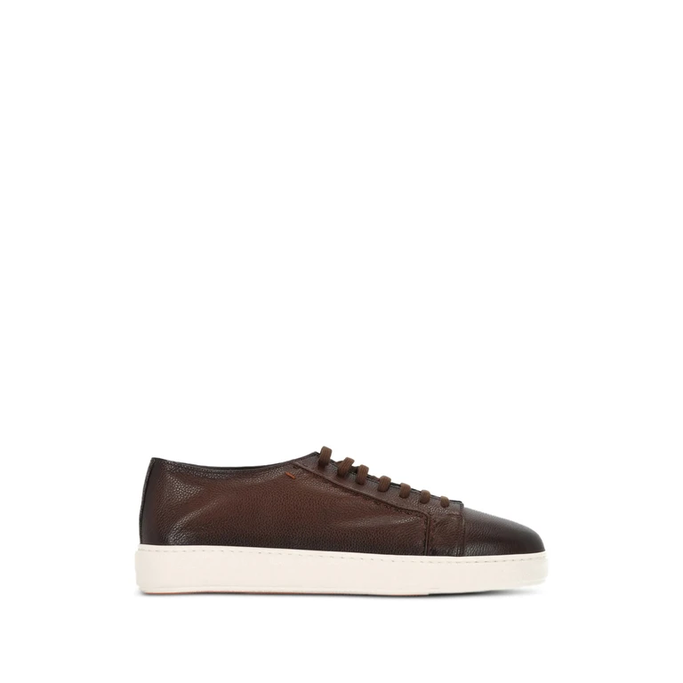 Grainy-leather Sneakers