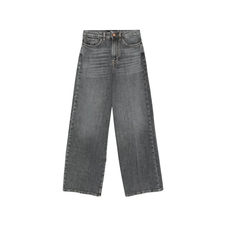 `Flip Jean` Wide Leg Pants