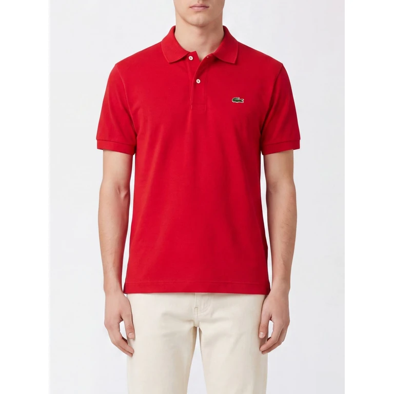 Polo Lacoste L.12.12 de algodão petit piqué