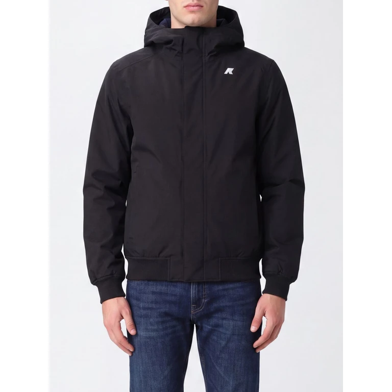 K-Way Windbreaker-Jacke in Blau