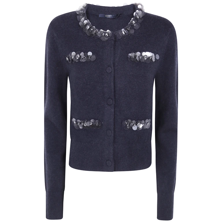 Cardigan With Appliques